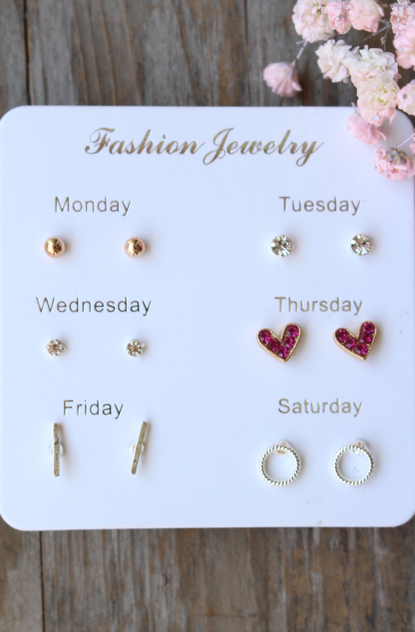 Girlfriend Jewelry Set, Heart Necklace and Earring Set | Custom Heart Design